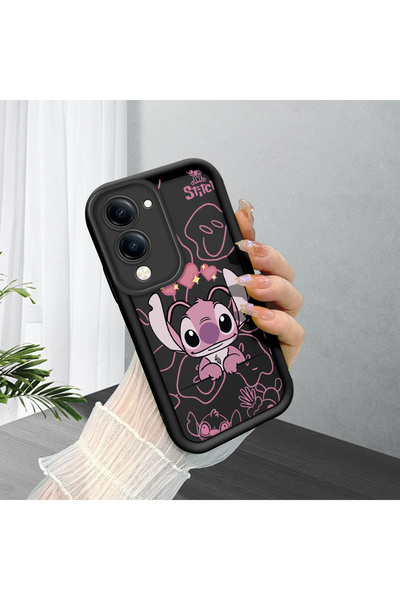 ucuc حافظة سيليكون سوداء متوافقة مع هاتف Vivo Y29T 5G مقاومة للصدمات مع حماية...