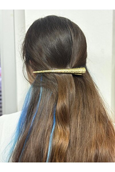 Melkady Aksesuar MelKady 560 - مشبك شعر أنيق من نوع فاراك منقوش