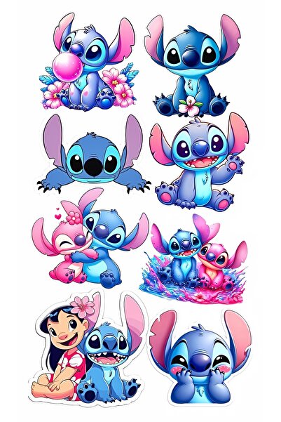 telaşe memuru Stitch Yenilebilir Pasta Süsü - Stitchli Pasta Resmi ve Baskısı...