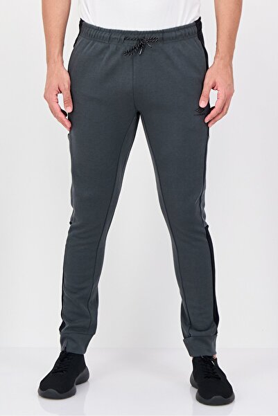 UMBRO Men Sportswear Fit Brand Logo Outdoor Sweatpants, Dark Grey