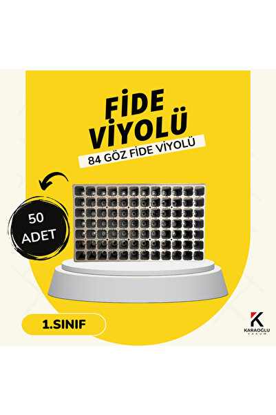 KARAOĞLU VAKUM AMBALAJ Fidelik Viyol 84 Göz Fide Viyolü Fide Altlığı Tohum Ye...