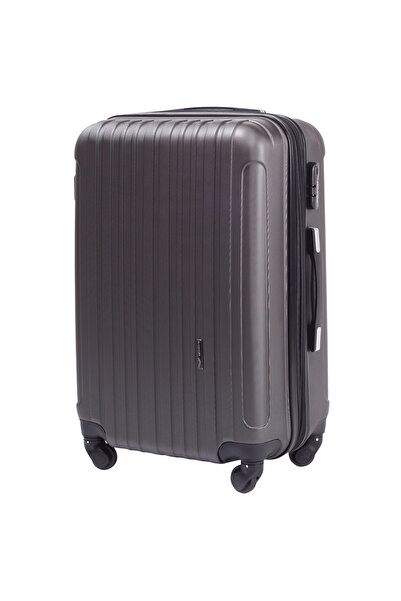 WINGS BRAND Wings Flamingo Expandable 28" Hard Luggage - Dark Grey, 97L, ABS+
