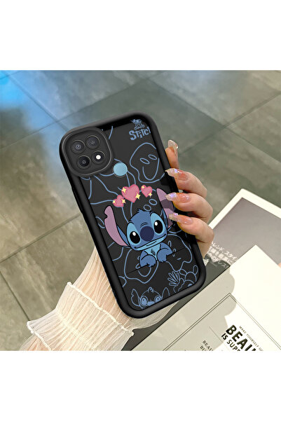 ucuc حافظة سيليكون سوداء متوافقة مع هاتف اوبو A15/A15S، مقاومة للصدمات، حماية...