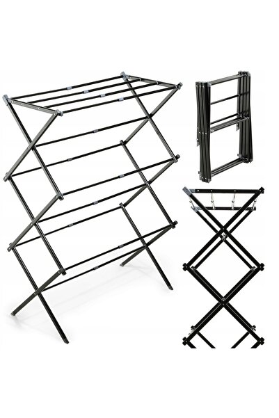 KADAX Standing Clothes Dryer 104cm Foldable Vertical Steel