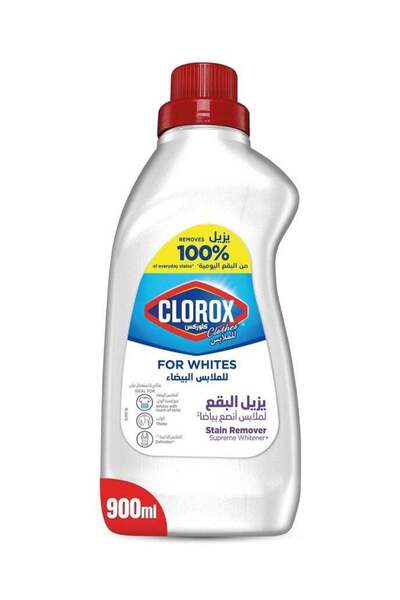 Clorox مزيل بقع سائل ومعزز للألوان للملابس البيضاء 900 مل