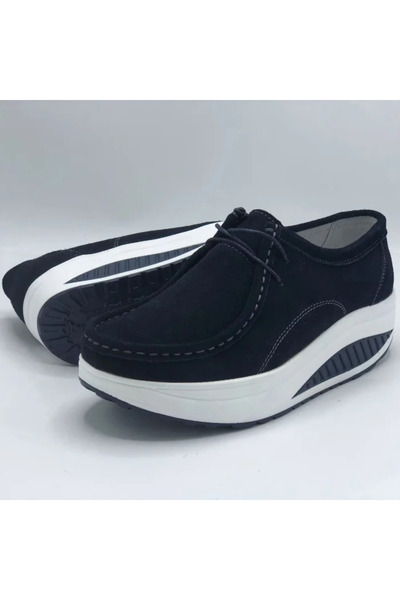 HABBIBI Pantofi Casual Piele Naturala Intoarsa Paula Albastru