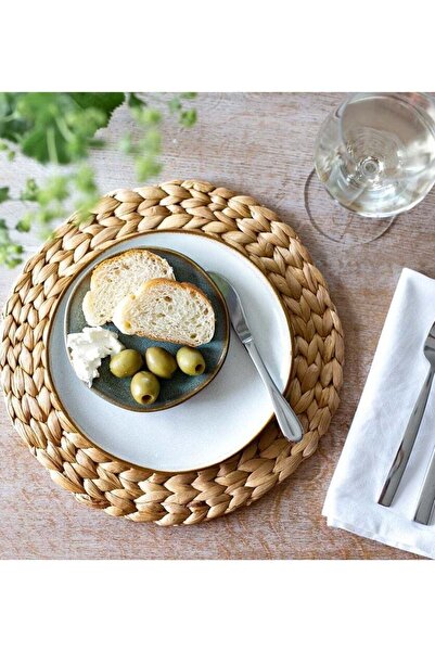 Home Box مفرش طاولة دائري منسوج 30 سم