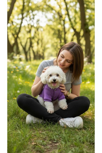 PATİLİNKA Cat - Dog Ribbed Knit Stretchy Transitional Jacket - Coat - Raincoat - Vest - Clothing