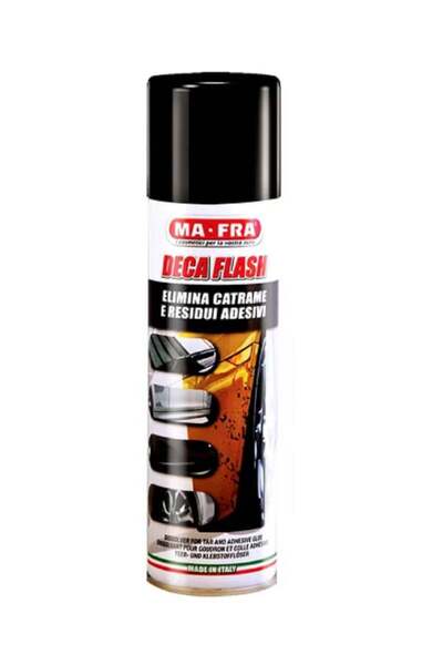 Deca بخاخ فلاش لإزالة القطران اللاصق للعناية بالسيارات، 250 مل
