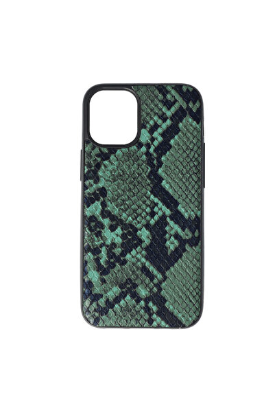 SEP Husa TPU Leather Snake Apple iPhone 12 mini Verde