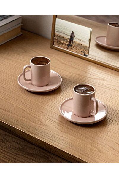 Madame Coco Vela 2-Person 4-Piece Coffee Cup Set - Powder - 90 ml