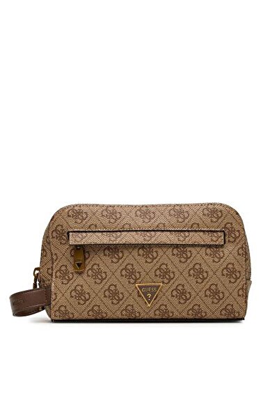 Guess Milano Erkek Bej/Kahverengi Makyaj Çantası PMMILOP5461-BBO