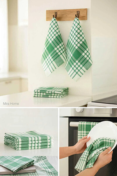 Mira Home 10 قطع من قماش تجفيف الأطباق الفاخر ومناديل المطبخ 50×70 سم باللون ...
