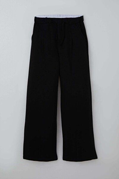 Breeze Κοριτσίστικο παντελόνι φόρμας με λεπτομέρεια από καουτσούκ στη μέση κα...