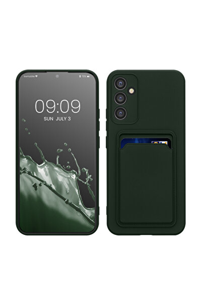 KWmobile Carcasă pentru Samsung Galaxy A34 5G, Verde Închis, Silicon, KWM0000...