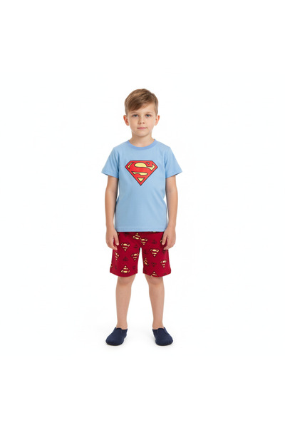 Bidani - -Boys Night Pajama Set – Short Sleeve Cotton Blend Sleepwear, 2–6 Years