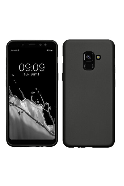 KWmobile Case for Samsung Galaxy A8 (2018), Gray, Silicone, KWM0000093L012C