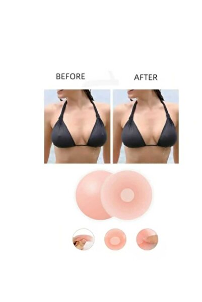 Dalian Home Göğüs Ucu Silikon Göğüs Ucu Kapatıcı Ped Bant Yıkanabilir Bikini ...