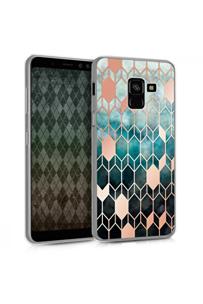 KWmobile Case for Samsung Galaxy A8 (2018), Silicone, Multicolor, 45465.02