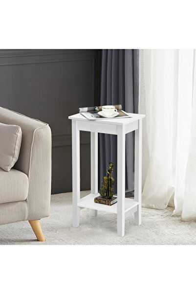 Poyraz Furniture Accessory Yan Sehpa, Banyo, Salon, Antre, Hol, Çok Kullanışl...