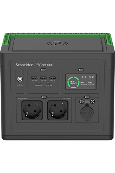 Schneider Electric PPS500-GR 517 Wh Taşınabilir Güç Kaynağı