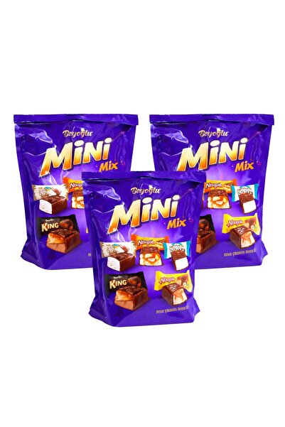 Beyoğlu Mini Mix 500 gr Karışık Bar Çikolata x 3 Adet