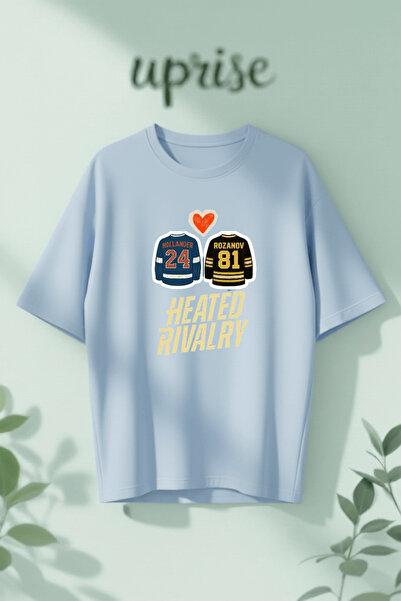 Vordevia تي شيرت Heated Rivalry Hollander Rozanov 81 24 مطبوع قطن lu كبير الحجم