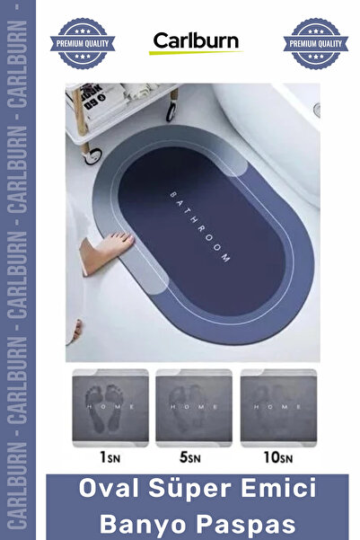 Carlburn # Covoraș de baie durabil Nappa piele cu uscare rapidă antialunecare...