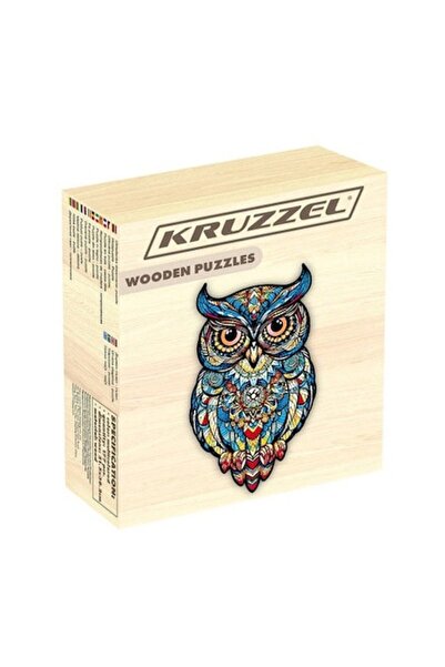 KRUZZEL Wooden Puzzle Owl 177 Pieces
