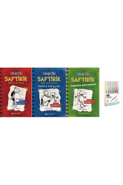 Epsilon Yayınevi Saftirik Greg`in Günlüğü 1 - Bu Benim + Rodrick Kuralları + ...