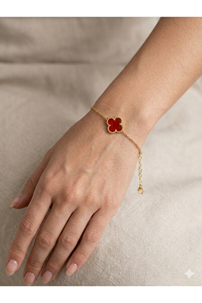 ANGELSS JEWELLERY سوار ذهبي اللون من طراز تيك يونكا من فان كليف (سوار ذهبي ال...