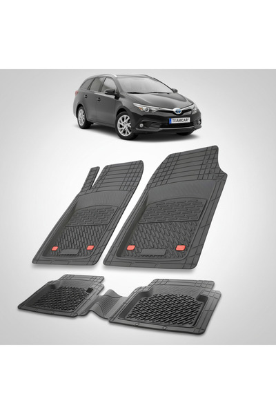 TEAMCAR Πατάκια δαπέδου συμβατά με Toyota Auris E180 TouringSports 2015-2020 ...