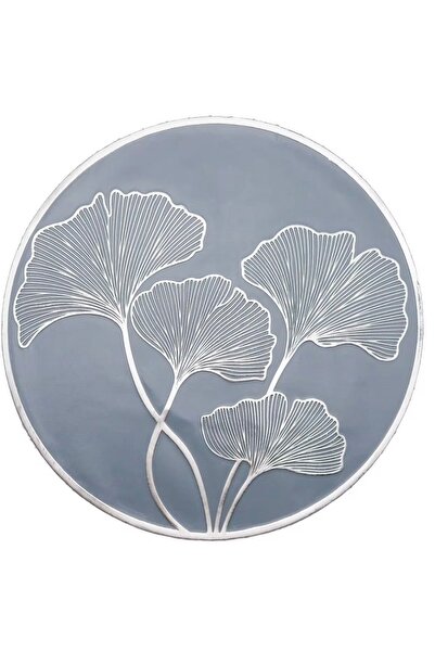 Generic FABRICWORKS Ginkgo Leaf Round Placemat Set of 4 – 38 cm Decorative Ta...