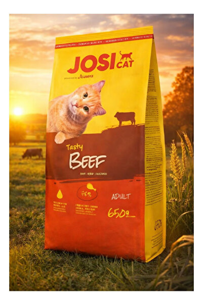 JOSERA كات تاستي بيف – طعام قطط بنكهة اللحم البقري – تغذية متكاملة للقطط البا...