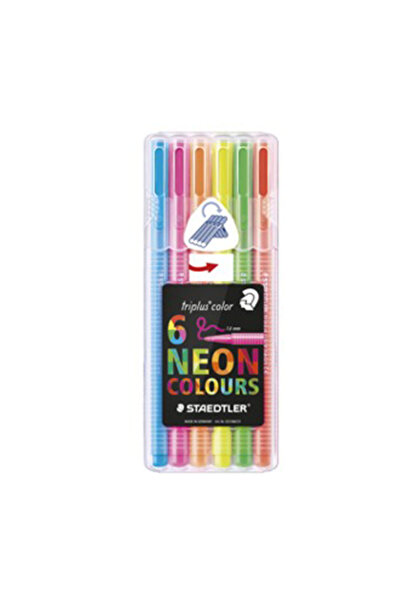 Staedtler Triplus Color Felt Crayons - Triangle 6 Pack 323 Sb6Cs1