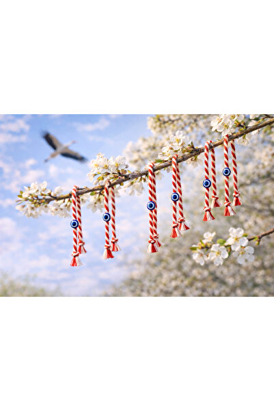 Tutti Marteniçka Bileklik 20'li Set, Dilek Bilekliği, Nazar Boncuklu Bileklik