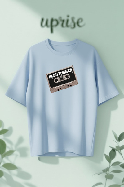 Vordevia Iron Maiden Printed Cotton Lu Oversized T-Shirt