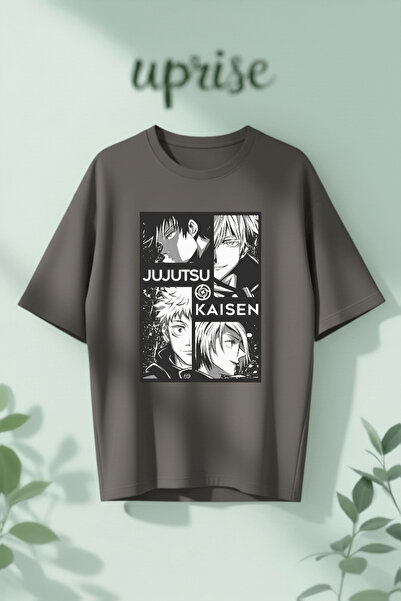 Vordevia Τζουτζούτσου Καϊζέν με τύπωμα Βαμβάκι lu oversized Μπλουζάκι