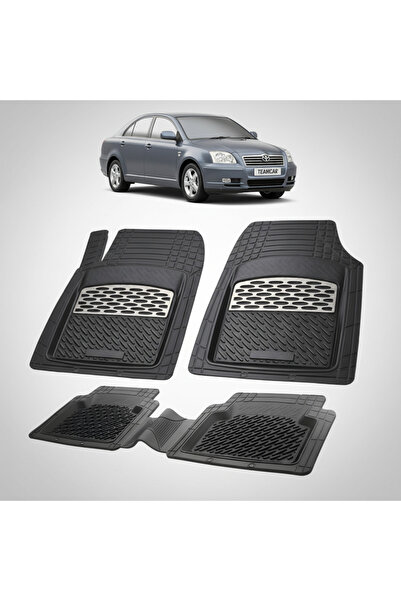 TEAMCAR Συμβατά πατάκια Toyota Avensis T250 Liftback 2003-2006 | Ασημί