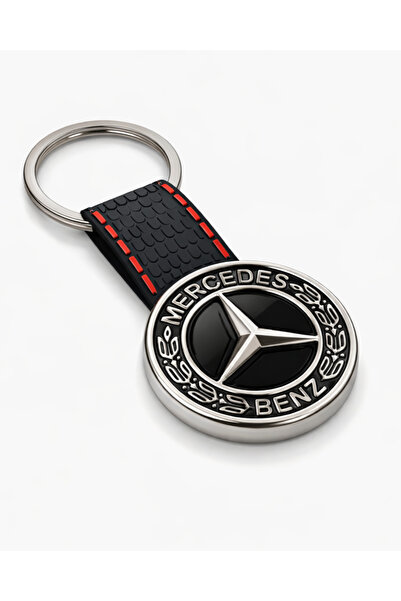 Premium Mercedes Anahtarlık Krom Kaplama Oto Anahtarlık Metal Gövde Şık Tasarım Araba Anahtarlık
