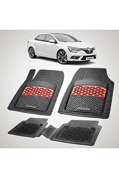 TEAMCAR Πατάκια Renault Megane IV Sedan 2016-σήμερα | Κόκκινα