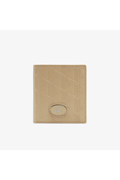 Lacoste Monogram Compact Leather Billfold - NH4575MR-C87