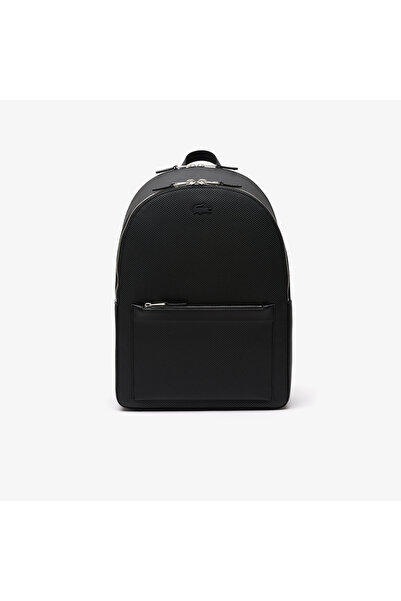 Lacoste حقيبة ظهر من جلد البيكيه من شانتاكو - NH3269CE-000