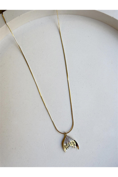 Mestore قلادة سمكة شوبينج - ذهبية