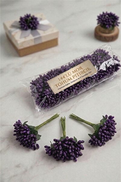 Massaltay بذور زهور صناعية لتزيين حفلات الزفاف من بيتيكيرج سيبسو، عبوة من 144...