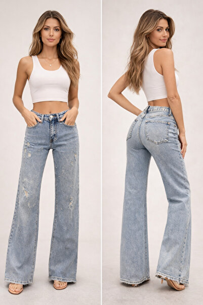 PREMIO PRIVE BRAND Jeans ladies d Linen Denim