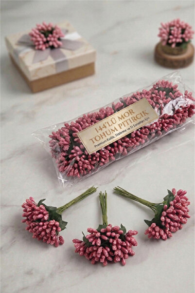 Massaltay Pıtırcık Cipso Wedding Candy Decoration Seeds 144 Pack Artificial F...