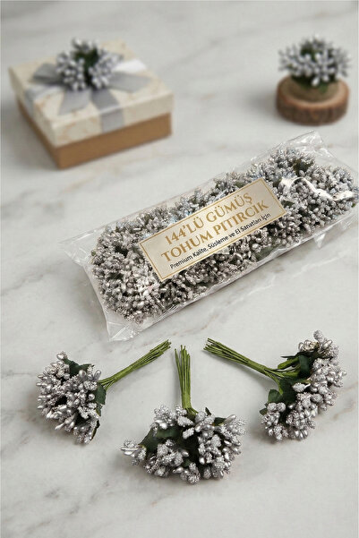 Massaltay Pıtırcık Cipso Wedding Candy Decoration Seeds 144 Pack Artificial F...