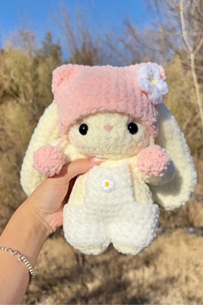 bengovil dekoratif Amigurimi örgü oyuncak tavşan bebek