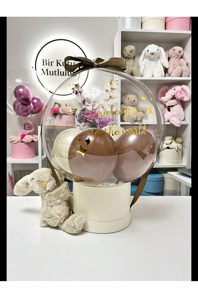 birmutluluk Balonlu kutu tasarımı -balonluhediyekutuları -anne Berk hediyelik